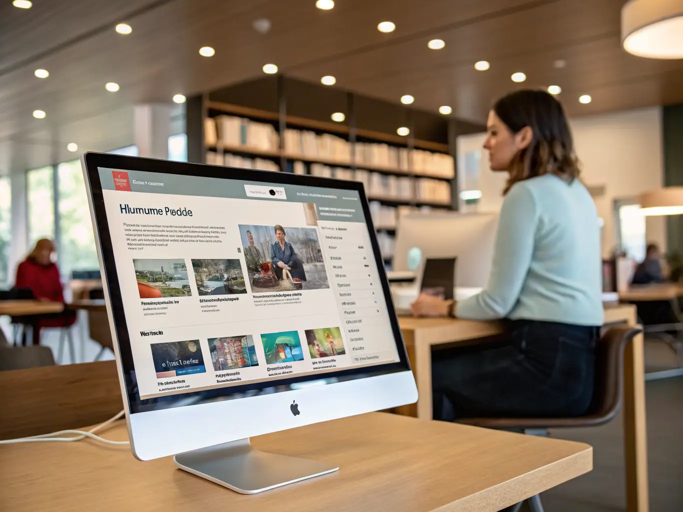 A detailed image showcasing a well-organized digital library interface with various AI and automation resources neatly categorized. The interface is clean and modern, with icons representing different types of resources such as guides, templates, and tools. The color scheme is professional and inviting, with a focus on accessibility and ease of navigation.